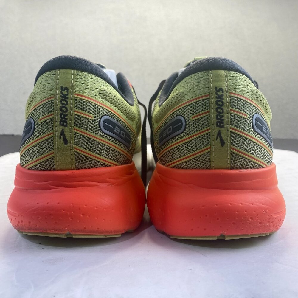 Brooks Glycerin 20 Shoes Mens Size 13D Yellow Orange Athletic Running Sneakers - Picture 6 of 14
